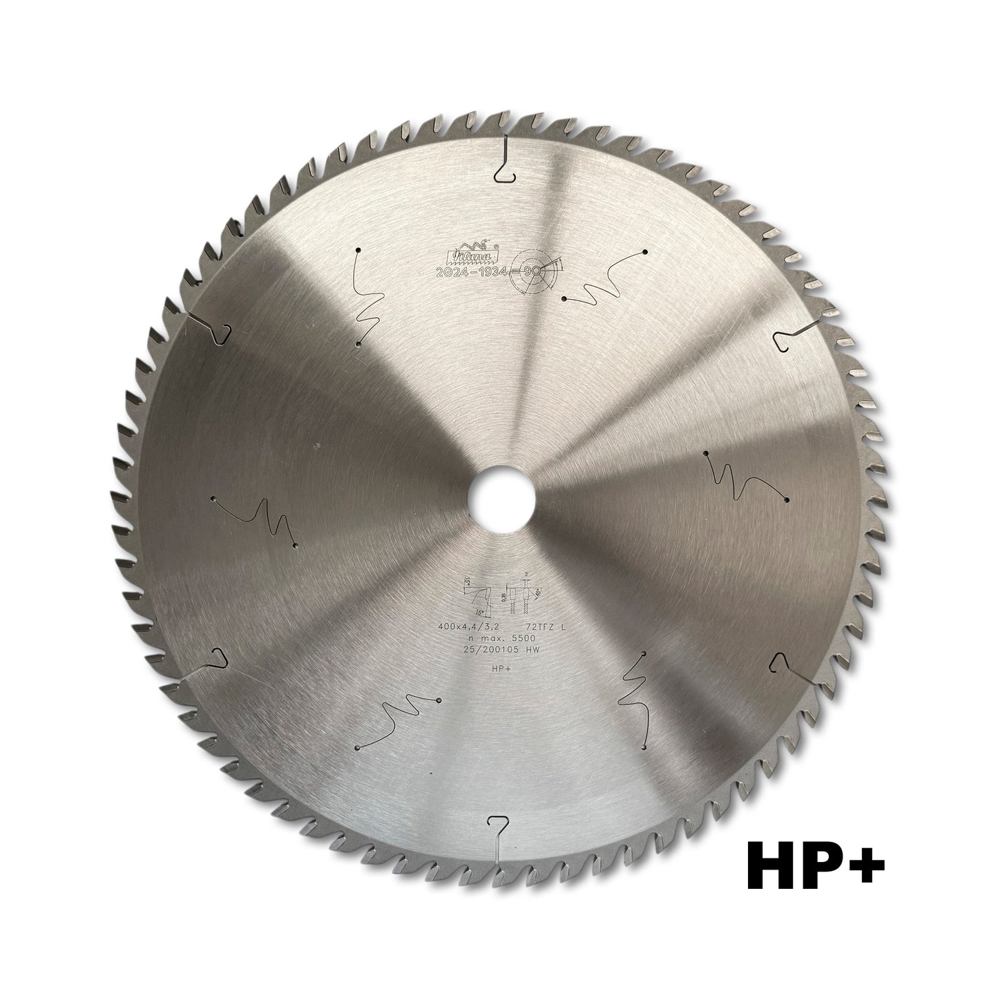 Pânză Circulară PILANA 400x4.4/3.2 x 30 mm | 72 TFZ L HP+ pentru PAL Melaminat și MDF