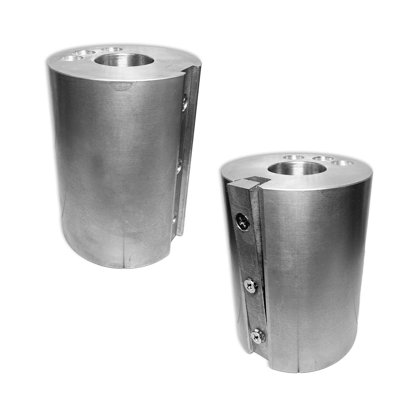 Tambur Cilindric pentru Șlefuit Ø90 x 120 mm, Aluminiu – Sistem cu Pană