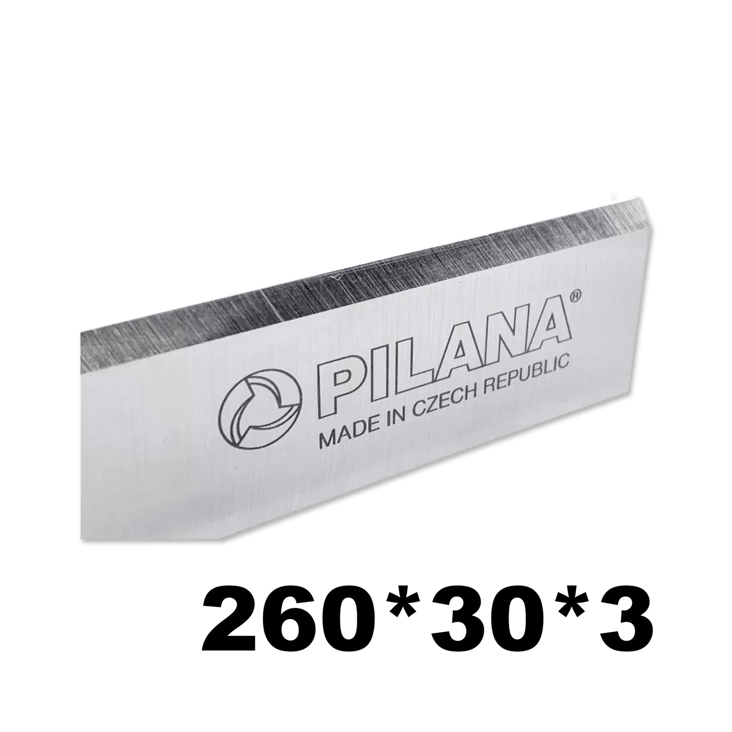 Cutit pentru abric de rindeluit cu dimensiuni 260*30*3 calitate HSS sau DS pentru lemn moale sau masvi 