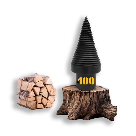 Con de 100 mm de spart lemne si bustean verde sau uscat pentru incalzire 