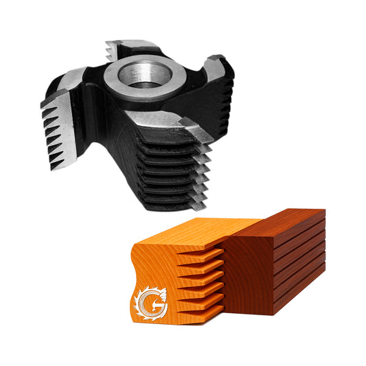 Freză Îmbinare Lamelar Longitudinal Lemn C11 - 124 mm HSS Standart