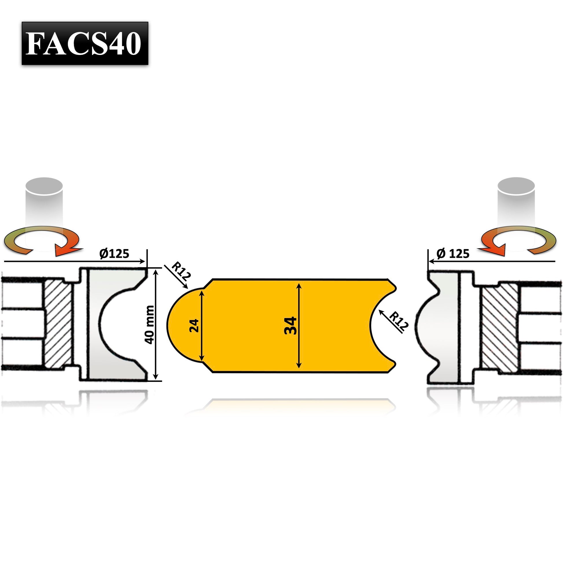 Set Freze Placate HSS cu alezaj pentru ciubar saune caiac canoe butoi 34 mm 