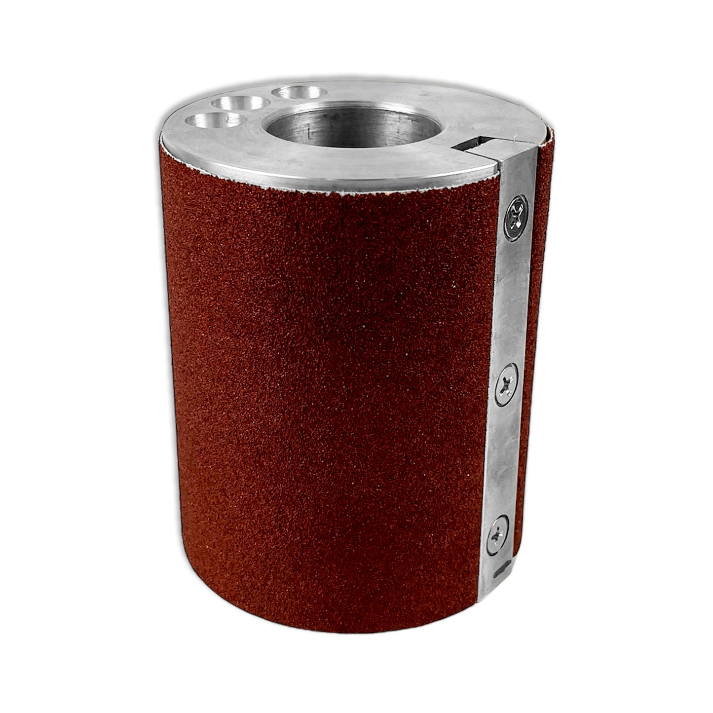 Tambur Cilindric pentru Șlefuit Ø90 x 80 mm, Aluminiu – Sistem cu Pană