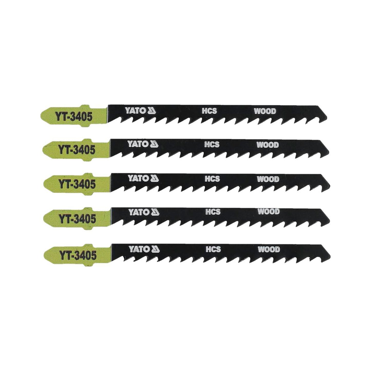 Набір із 5 полотен для лобзика 100 x 75 x 1,3 мм, 6 зубців на дюйм