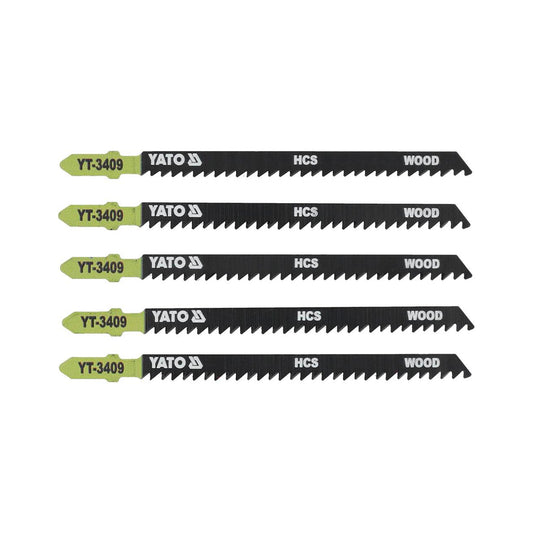 Набір із 5 полотен для лобзика 115 x 90 x 1,3 мм, 8 зубців на дюйм