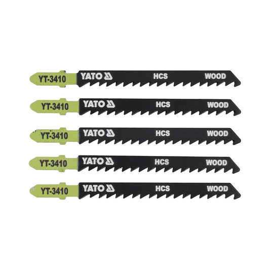 Набір із 5 полотен для лобзика 100 x 75 x 1,4 мм, 6 зубців на дюйм