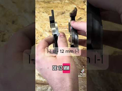 Набір фрез для дверних та меблевих з'єднань, профіль 2 - 22 мм HSS